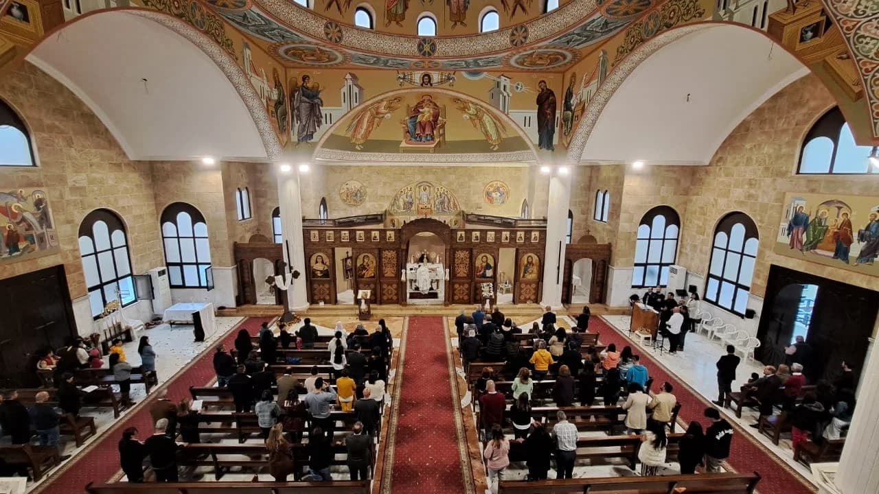 Intérieur view of Cathédrale Sainte-Rita