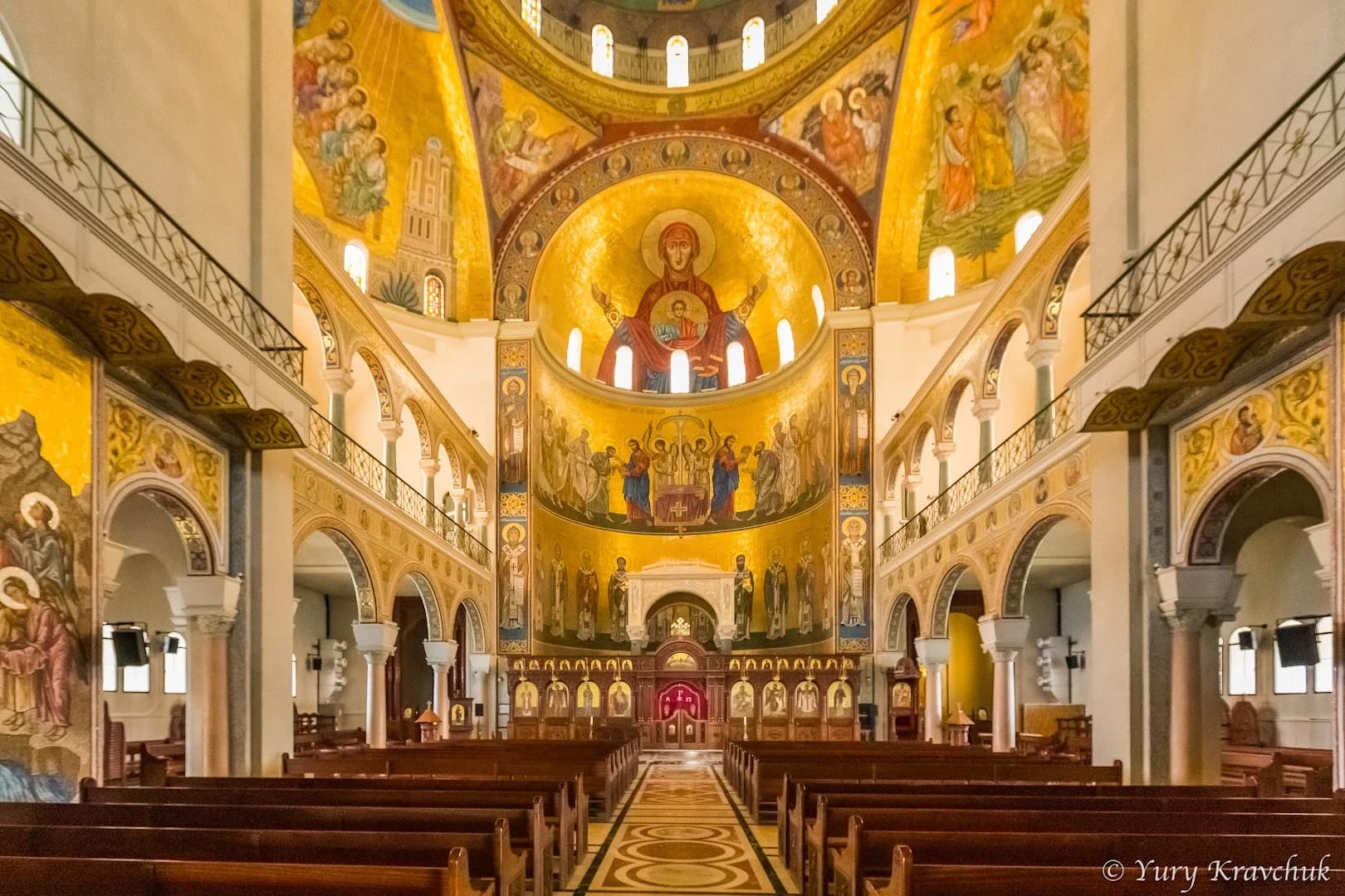 Interior view of Saint Paul Basilica
