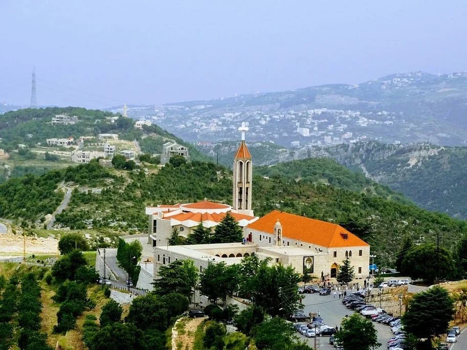Exterior view of Monastery Saint Maroun (Shrine of Saint Charbel)