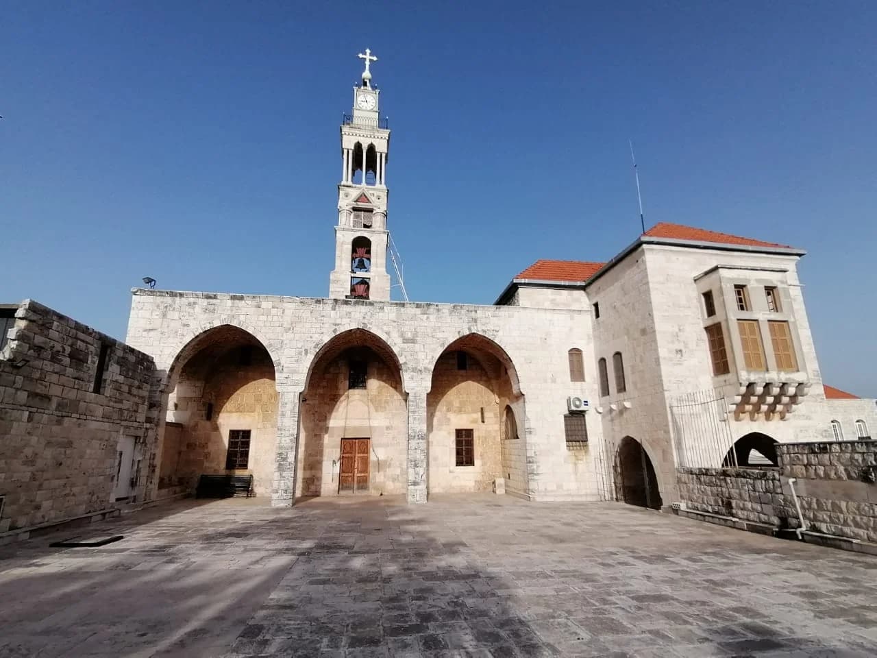 Facade view of Monastery of the Holy Savior