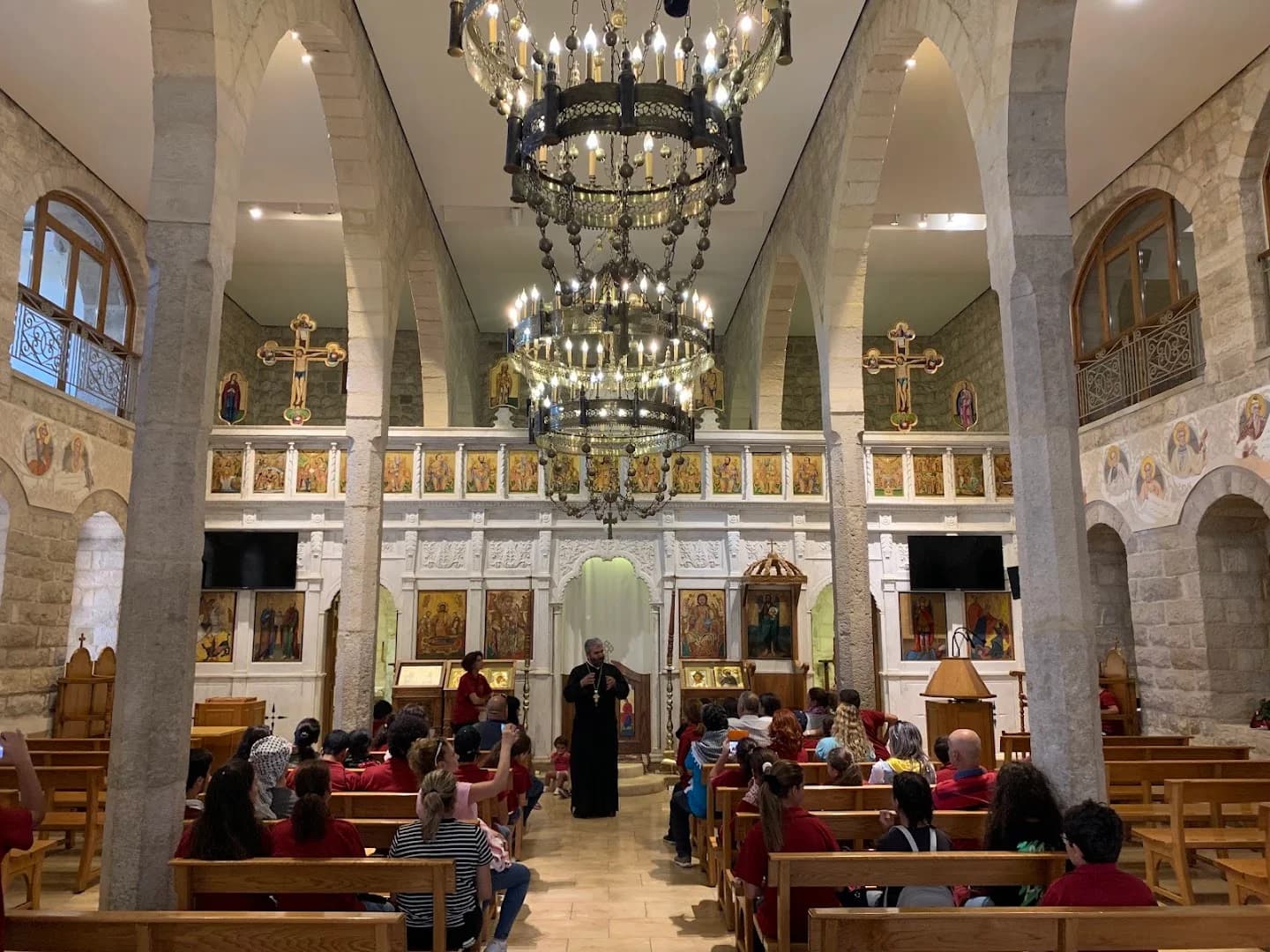 Interior view of Saydit El Zalzale Church
