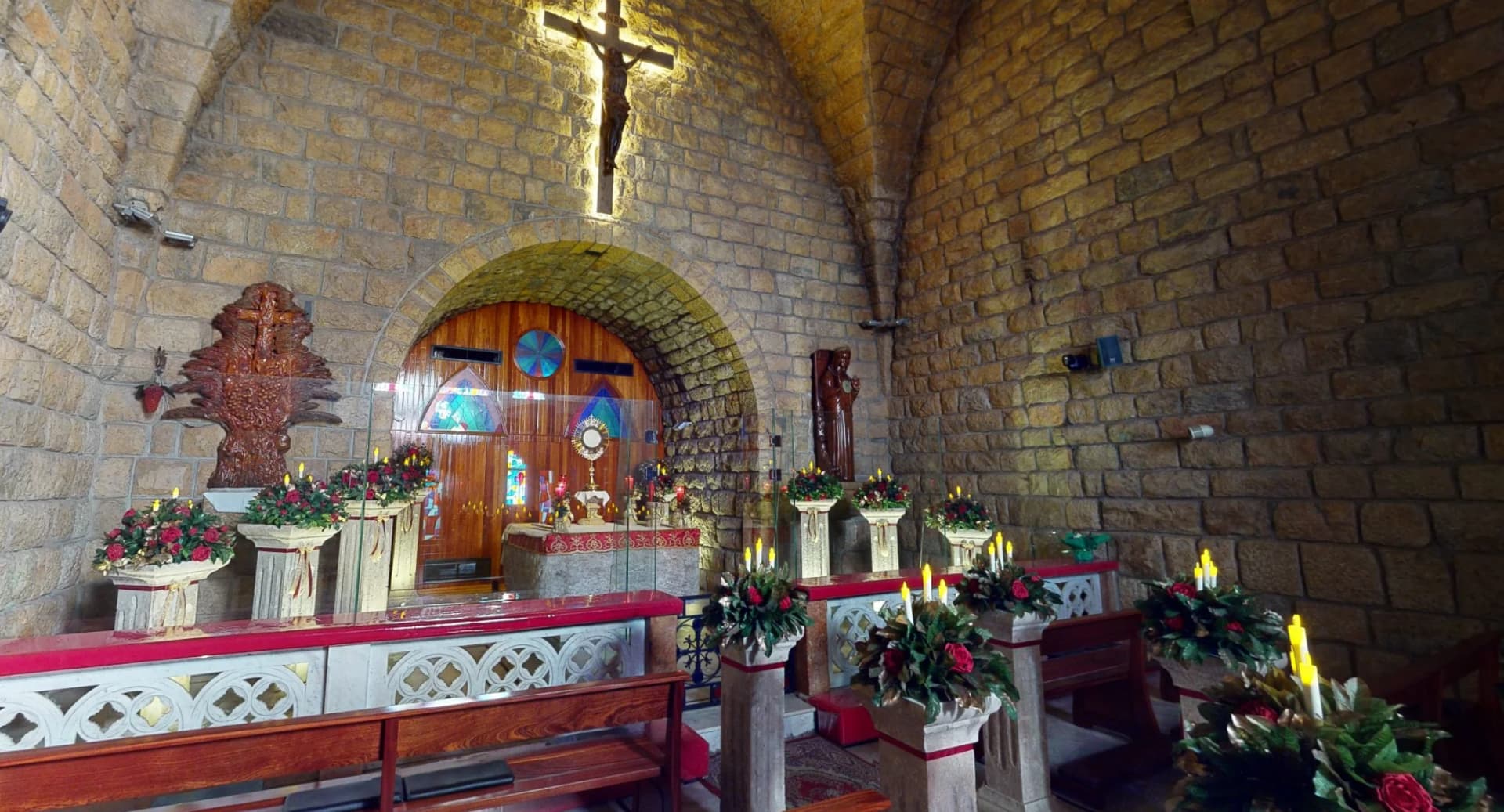 Interior view of Our Lady of Lebanon