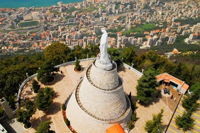 Aerial view of Our Lady of Lebanon
