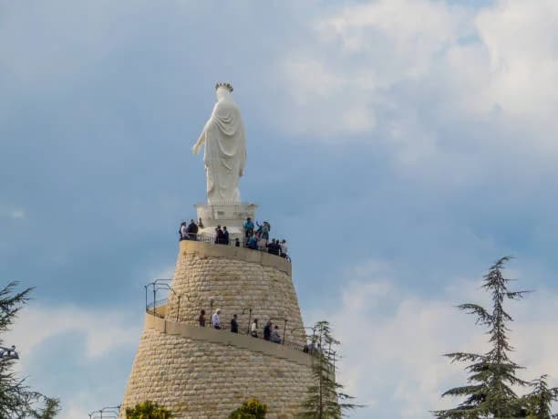 Aerial view of Our Lady of Lebanon