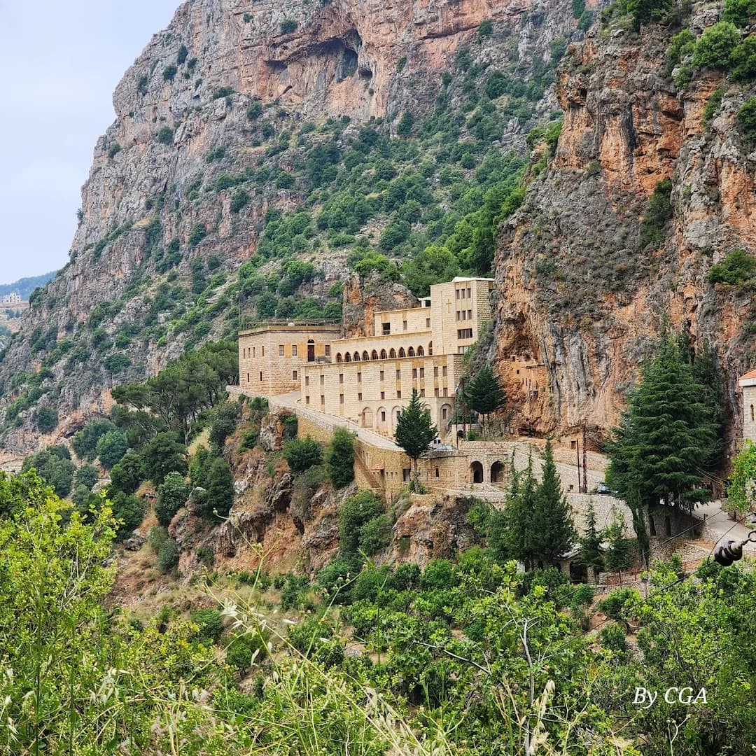 Exterior view of Monastery of Saint Anthony the Great (Qozhaya)