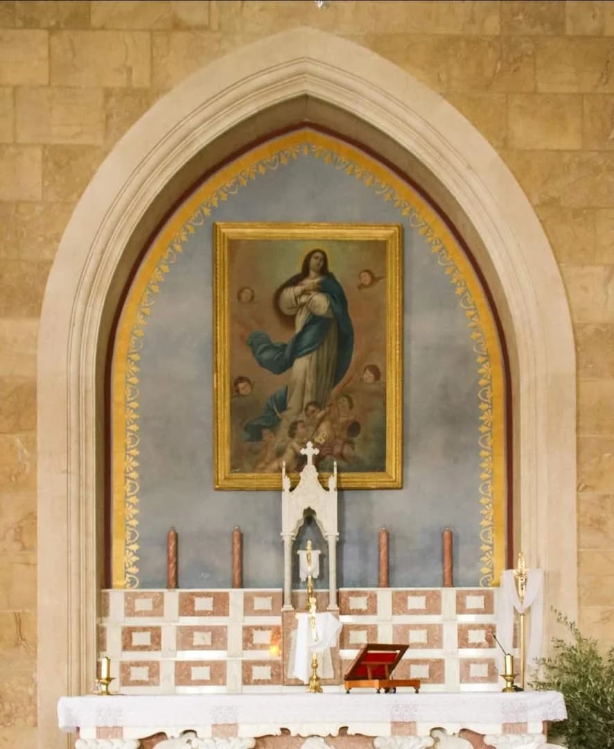 Altar view of Our Lady of Assistance (Saydit el Maounat)