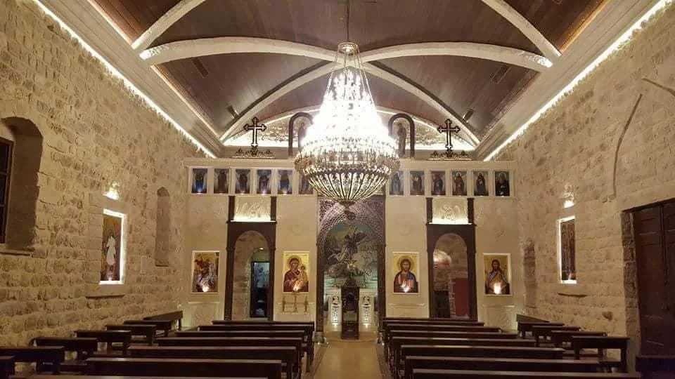 Interior view of Saint George Church (Maalaka)