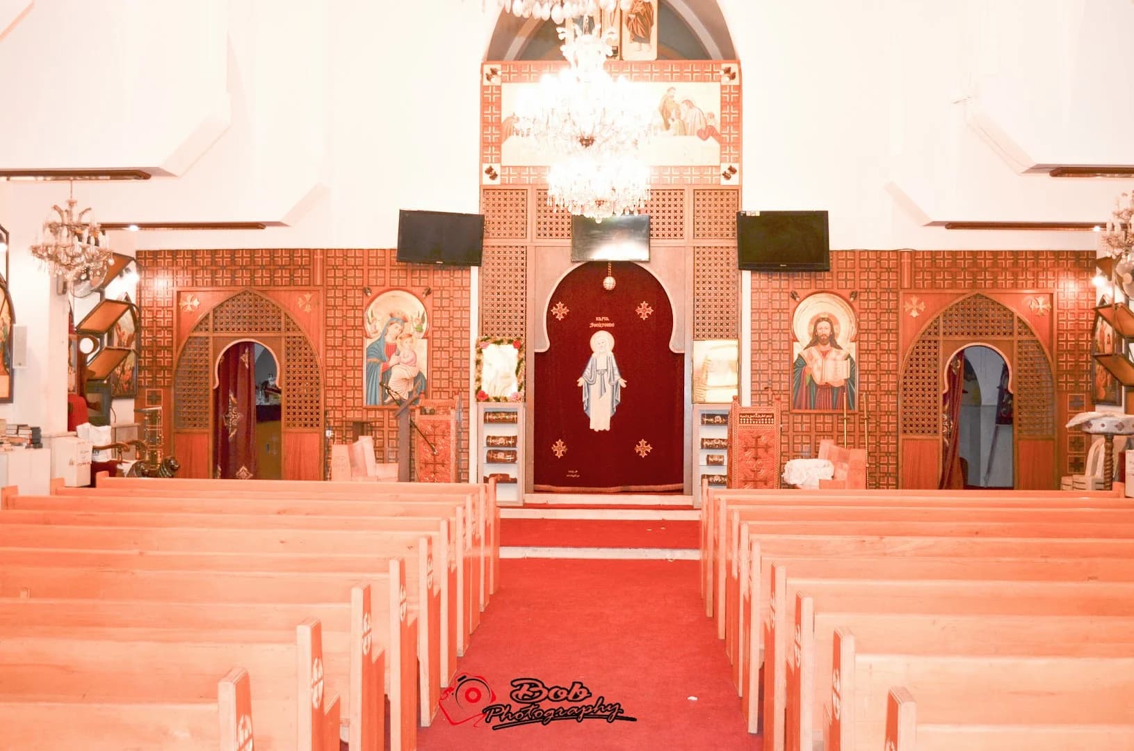 Interior view of Lebanon Coptic Church
