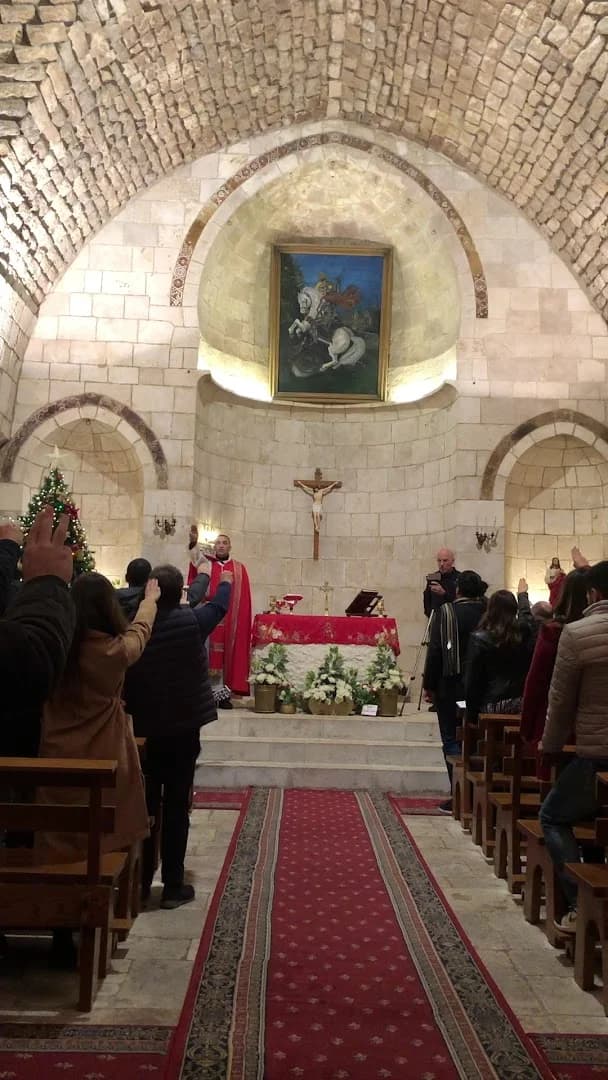 Altar view of Saint George Monastery (Sahel Aalma)