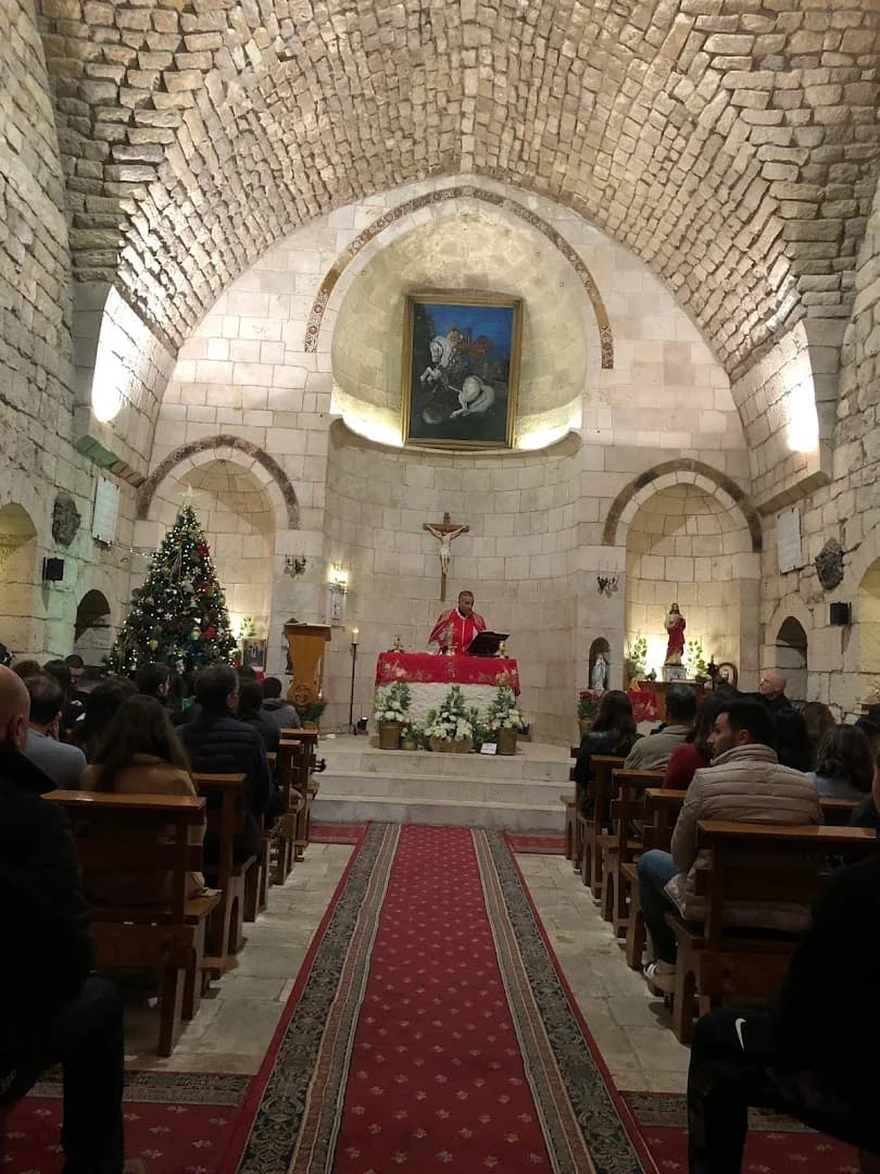 Interior view of Saint George Monastery (Sahel Aalma)