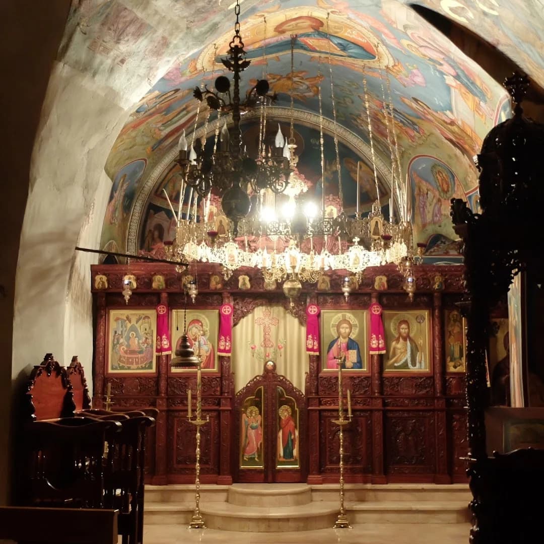 Interior view of Hamatoura Monastery