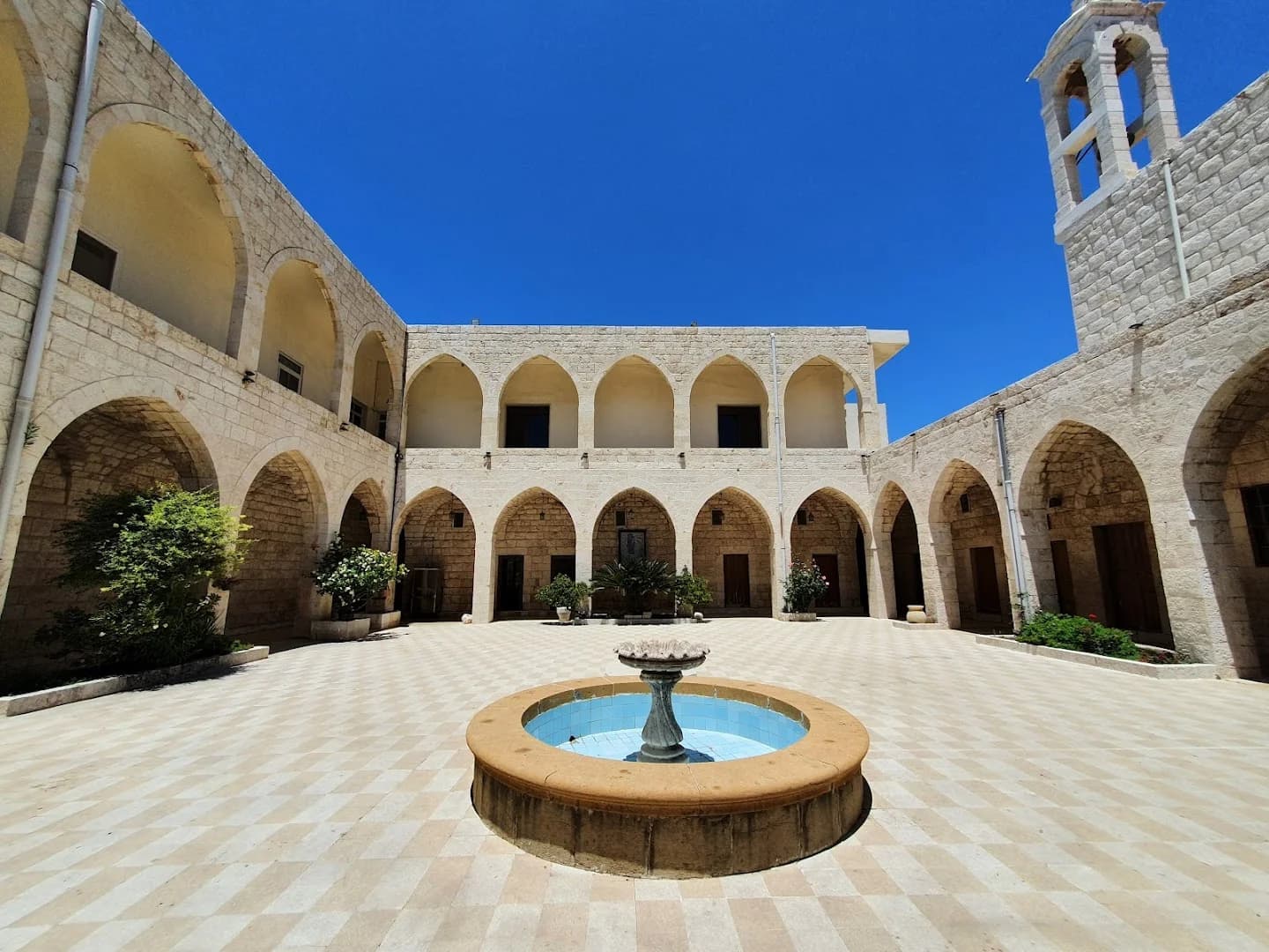 Interior view of Our Lady of Nourieh Monastery