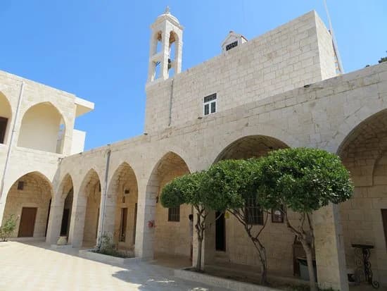 Interior view of Our Lady of Nourieh Monastery