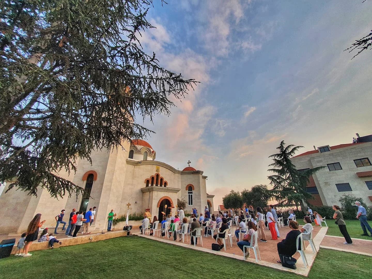 Exterior view of Saint Nicholas Cathedral (Ballouneh)