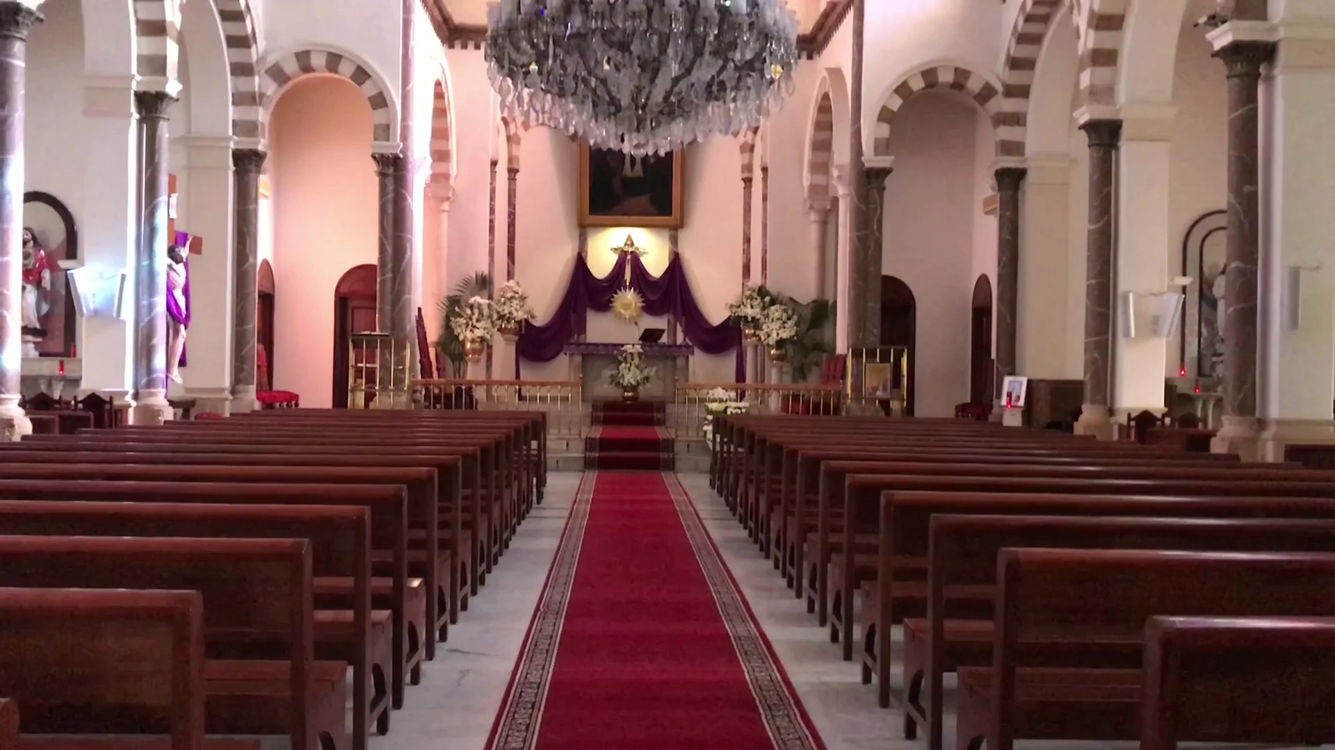 Interior view of Saint Maroun Church (Beirut)