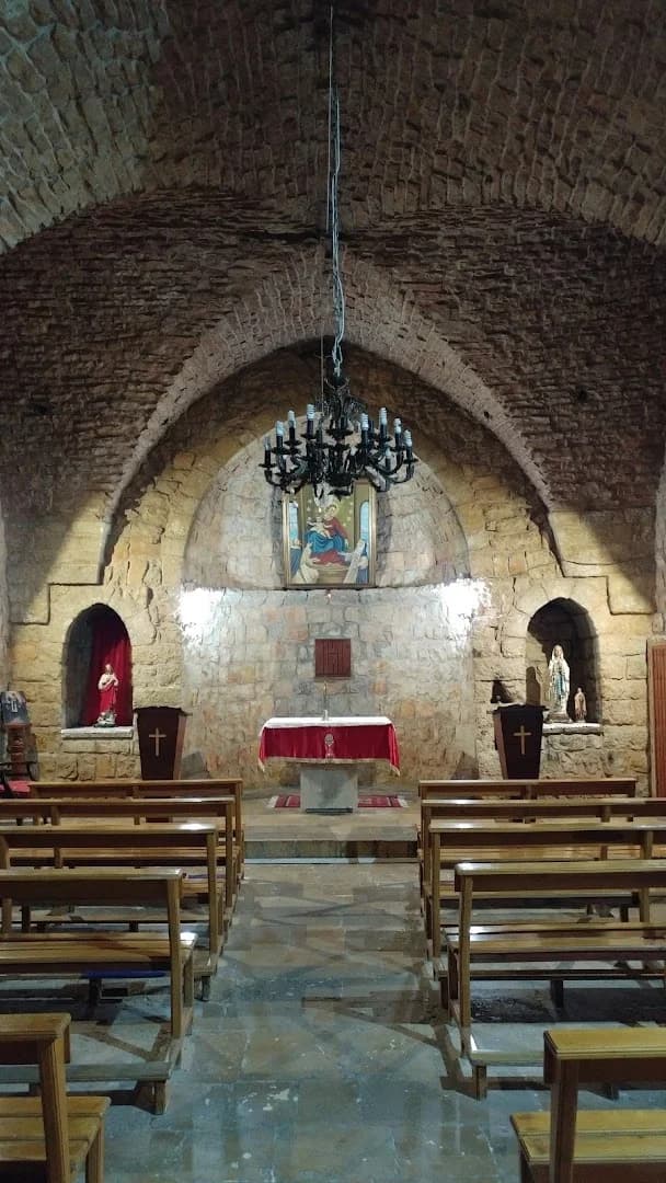 Interior view of Our Lady of the Rosary Church (Al-Wardieh)