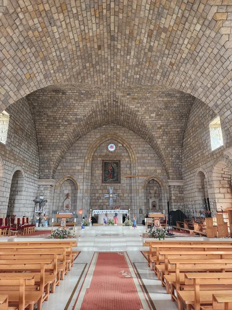 Interior view of Our Lady of the Forest Church (Saydet el Ghabeh)