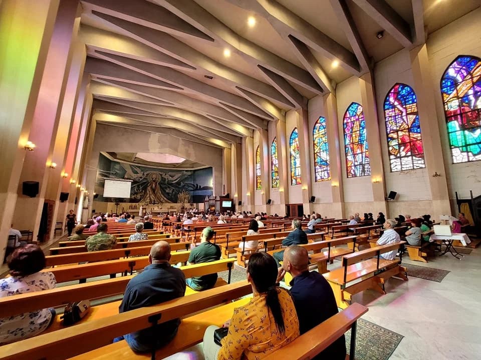 Interior view of Saint Zakhia's Cathedral