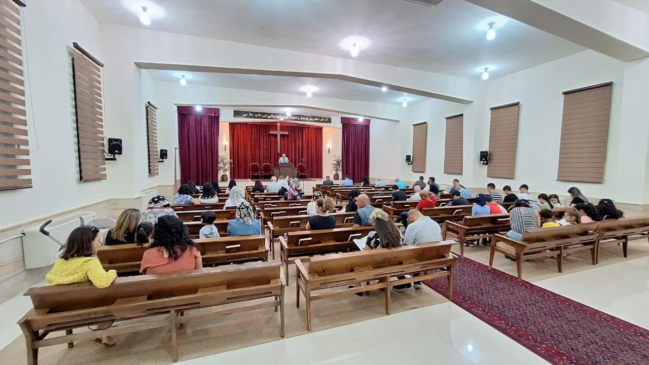 الداخل view of كنيسة خربة قنافار التعميدية