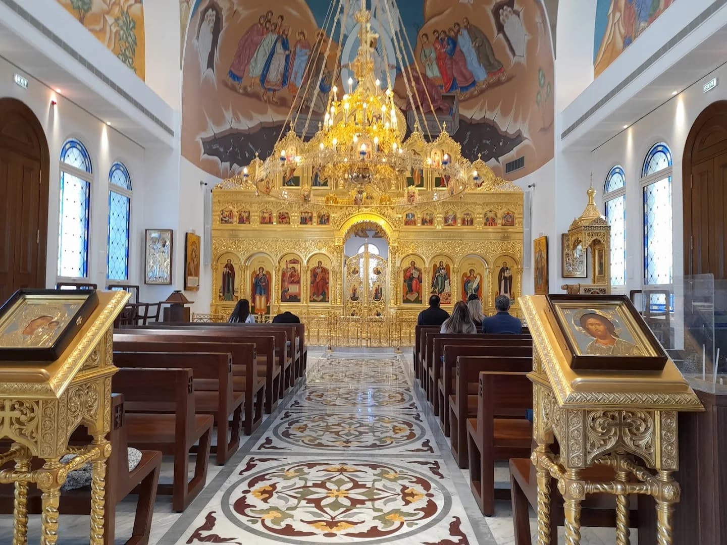 Interior view of Church of Our Lady of Unexpected Joy