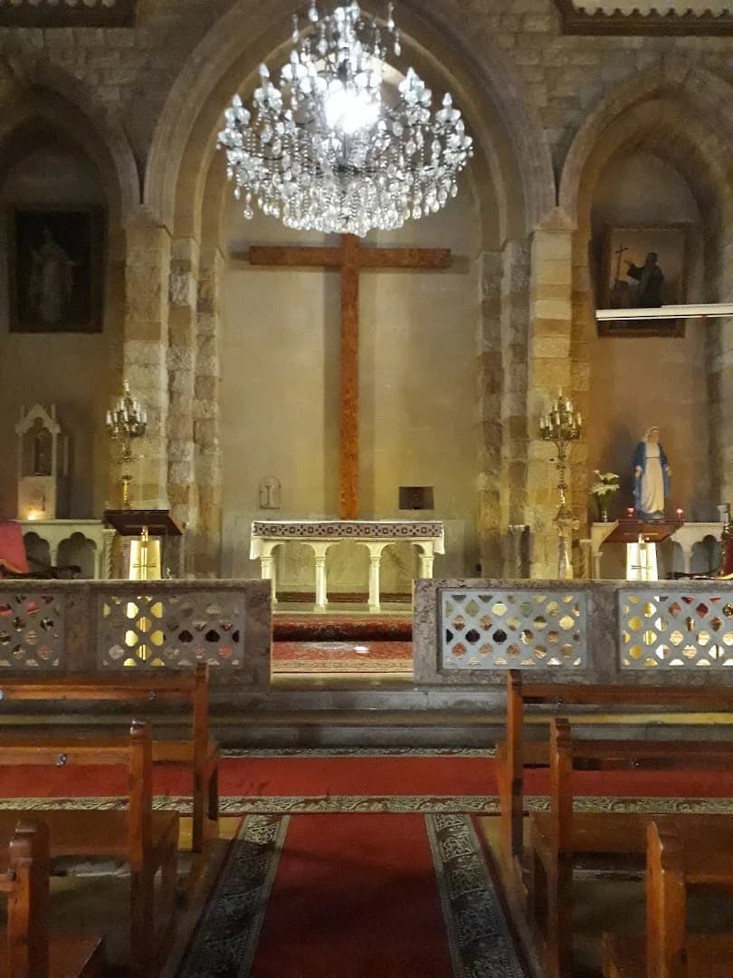Altar view of Saint Sassine Church (Beit Meri)
