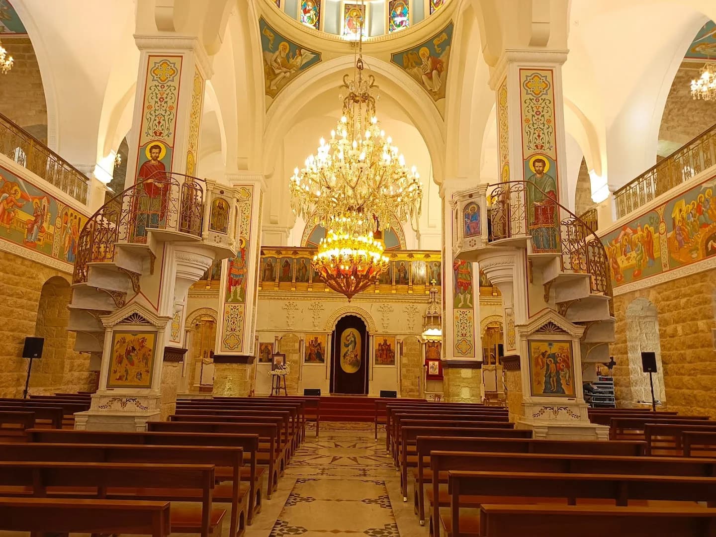 Interior view of Our Lady of Salvation (Saydit al Najat)