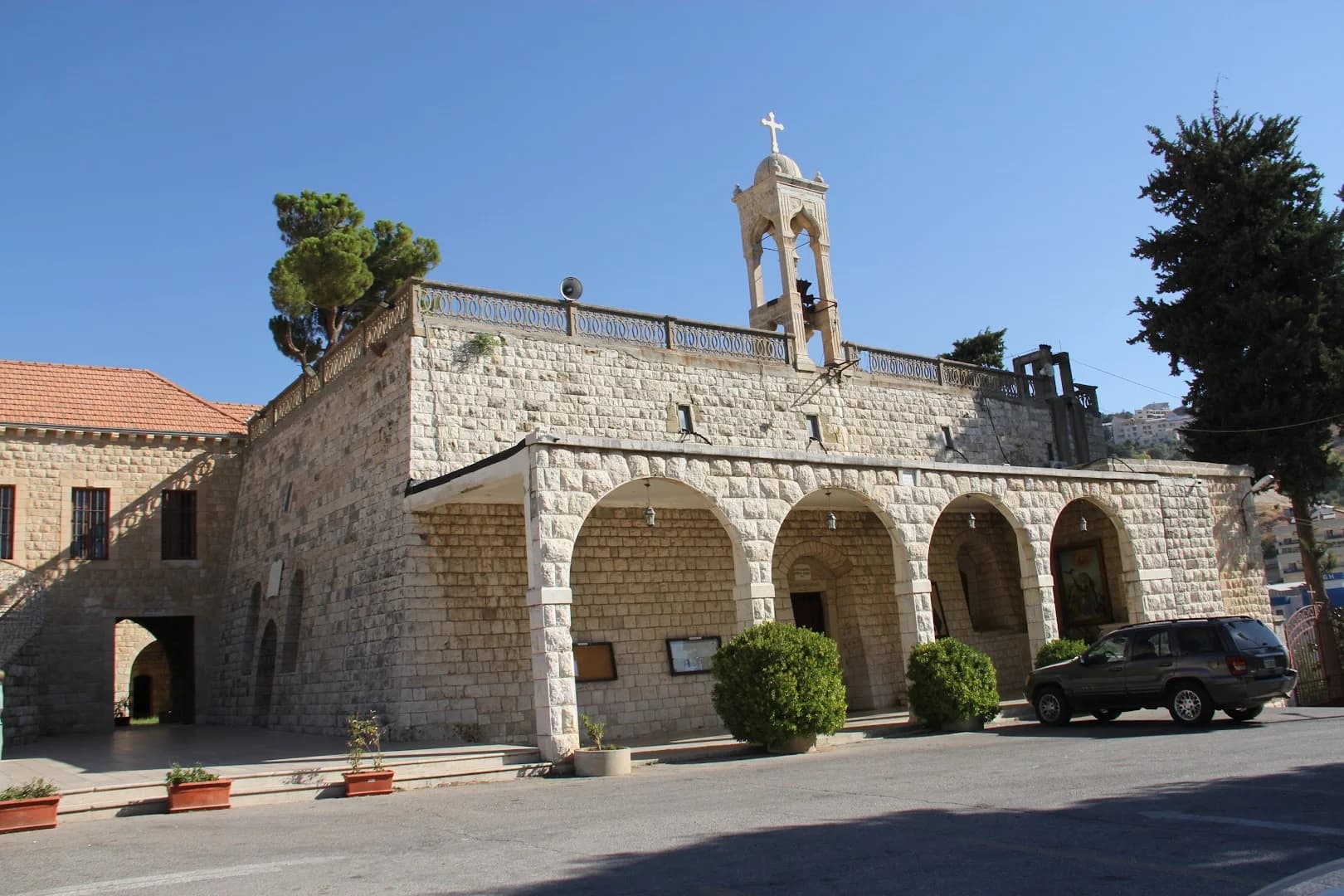 exterior of Église Saint-Élie, Church in Zahlé, Lebanon