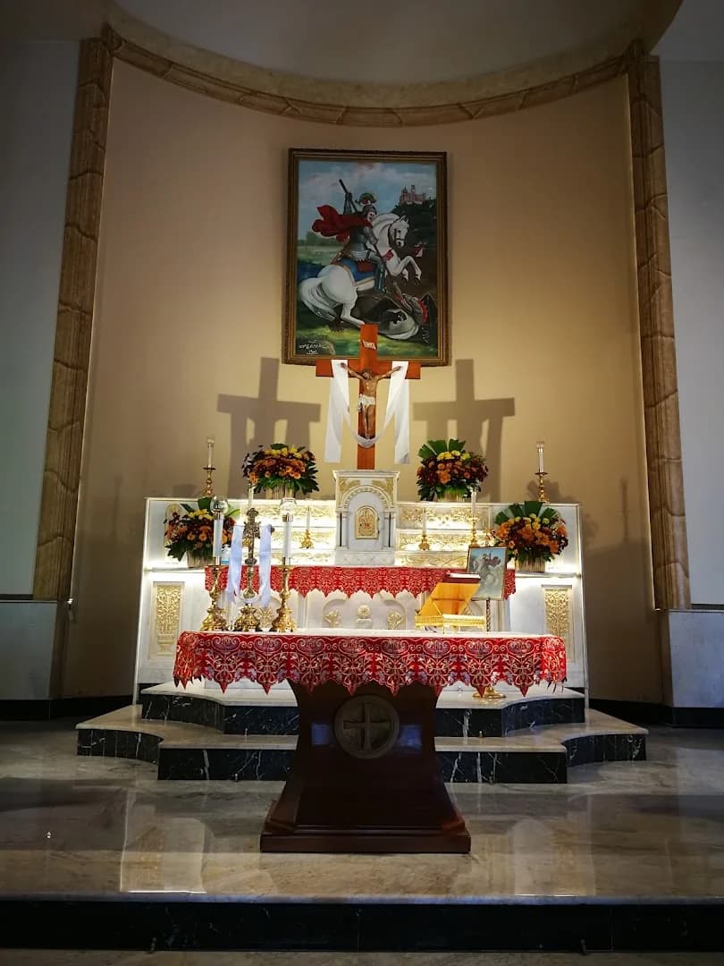 Altar view of Saint George Church (Hadath)