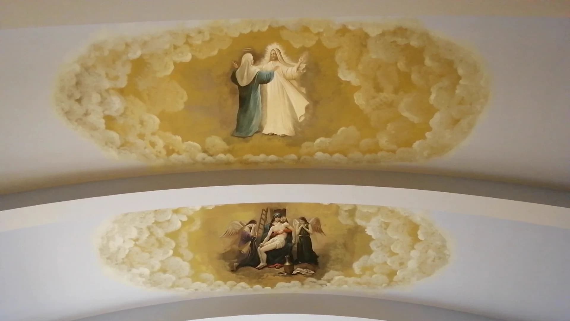 Interior view of Our Lady of Salvation Church (Sarba)