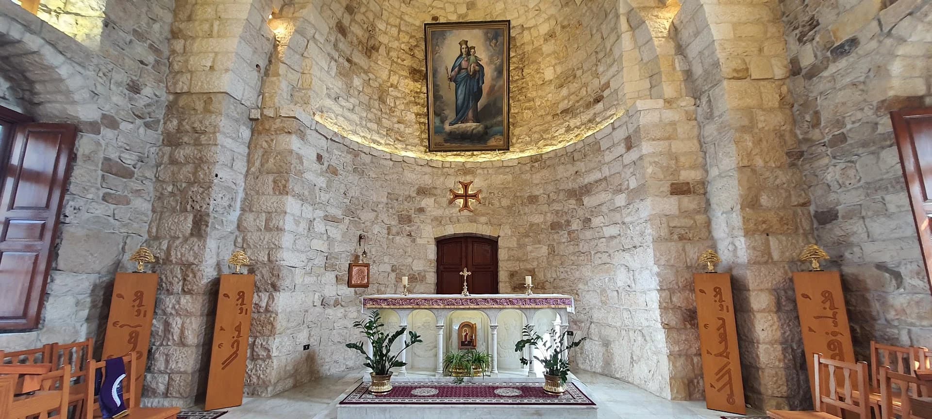 Interior view of Monastery of Our Lady of Succors