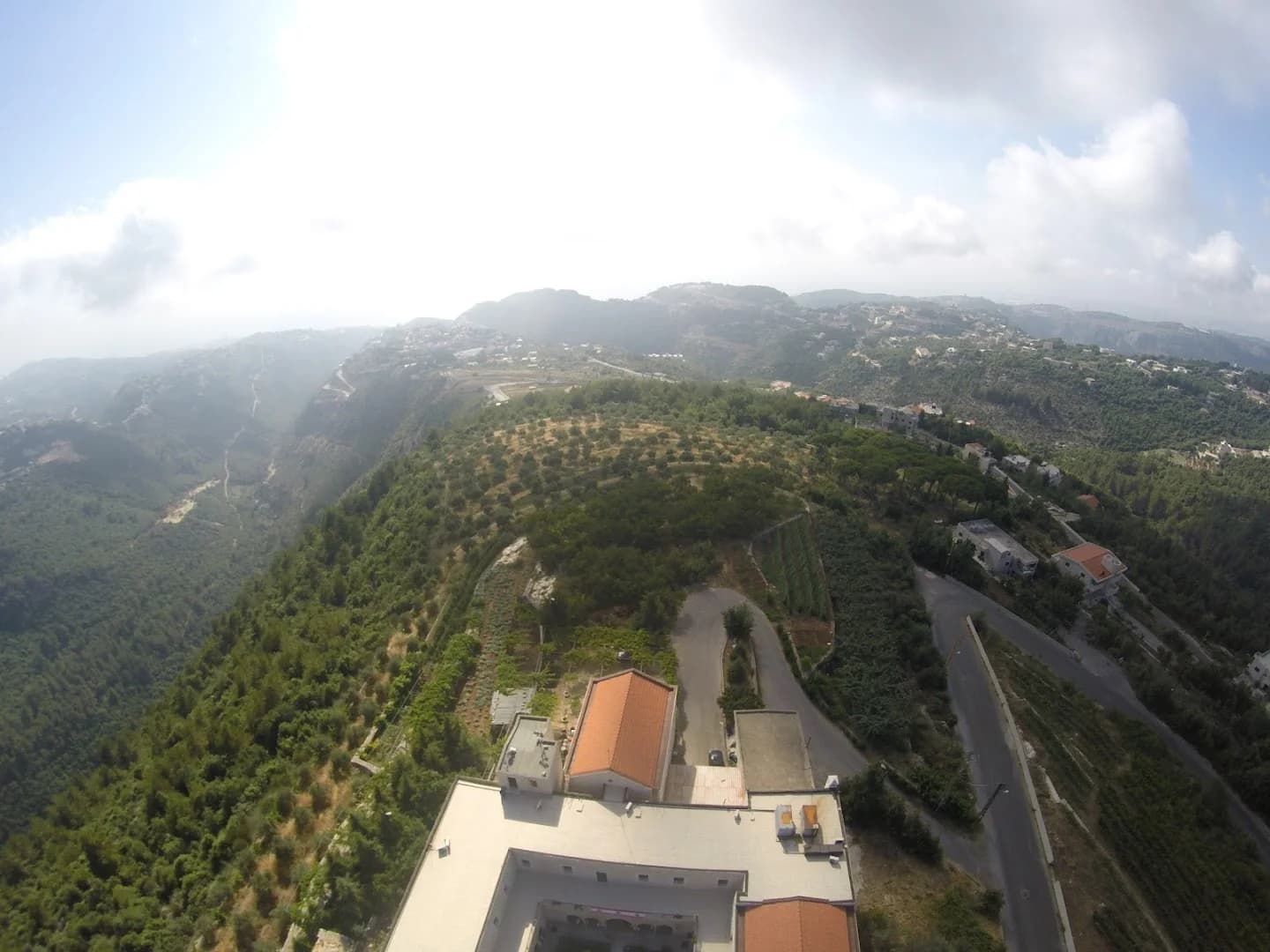 Aerial view of Saints Peter & Paul Monastery