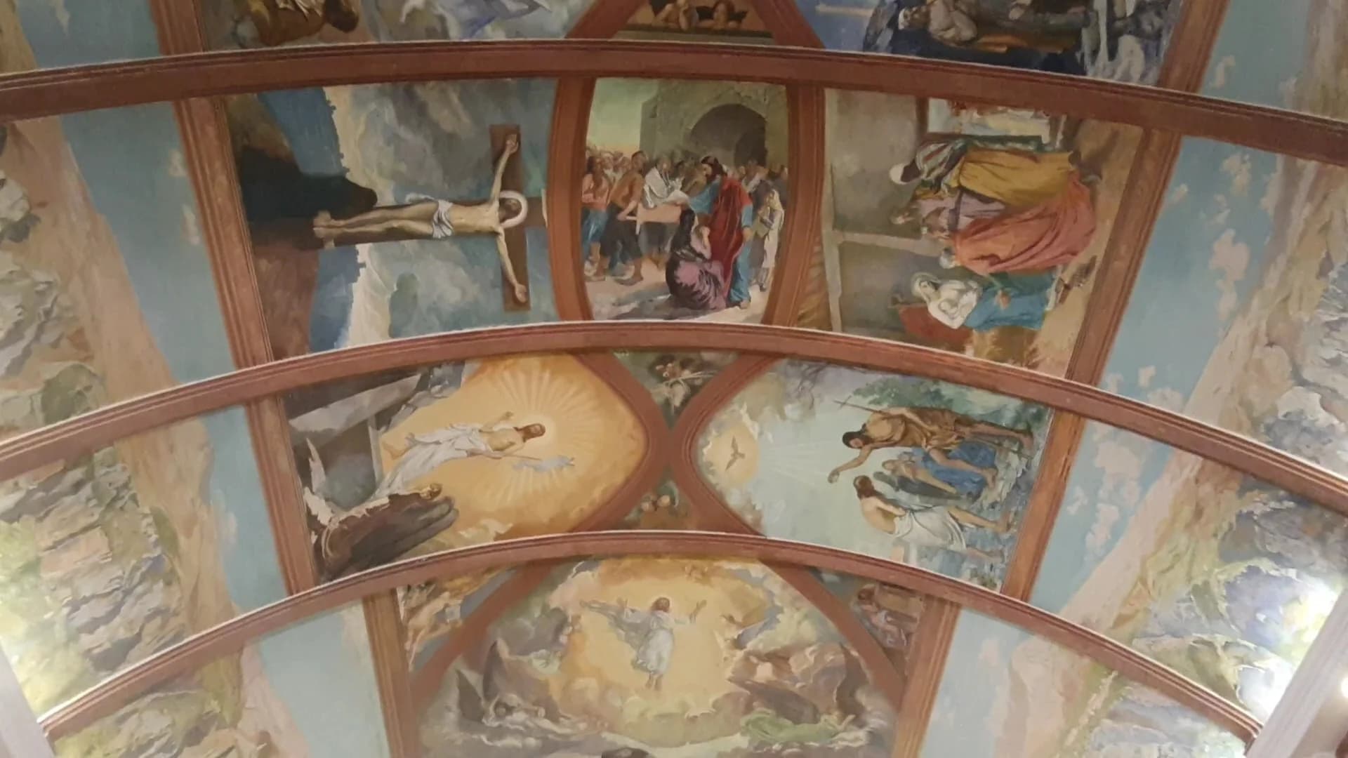 Interior view of Our Lady of Dimane Monastery