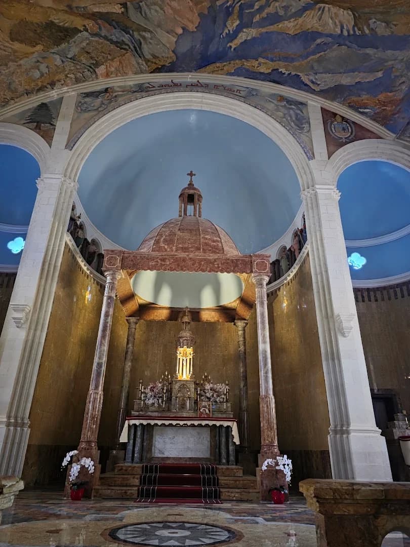 Interior view of Our Lady of Dimane Monastery