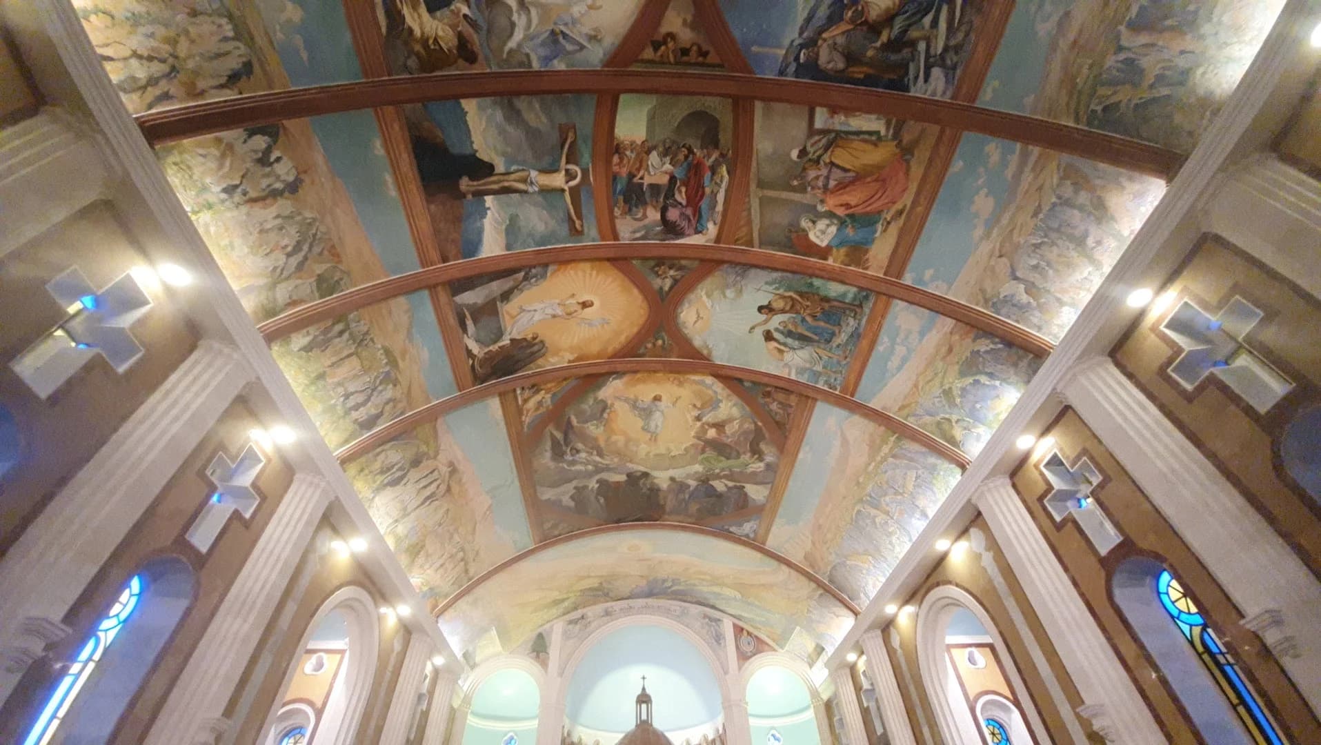 Interior view of Our Lady of Dimane Monastery