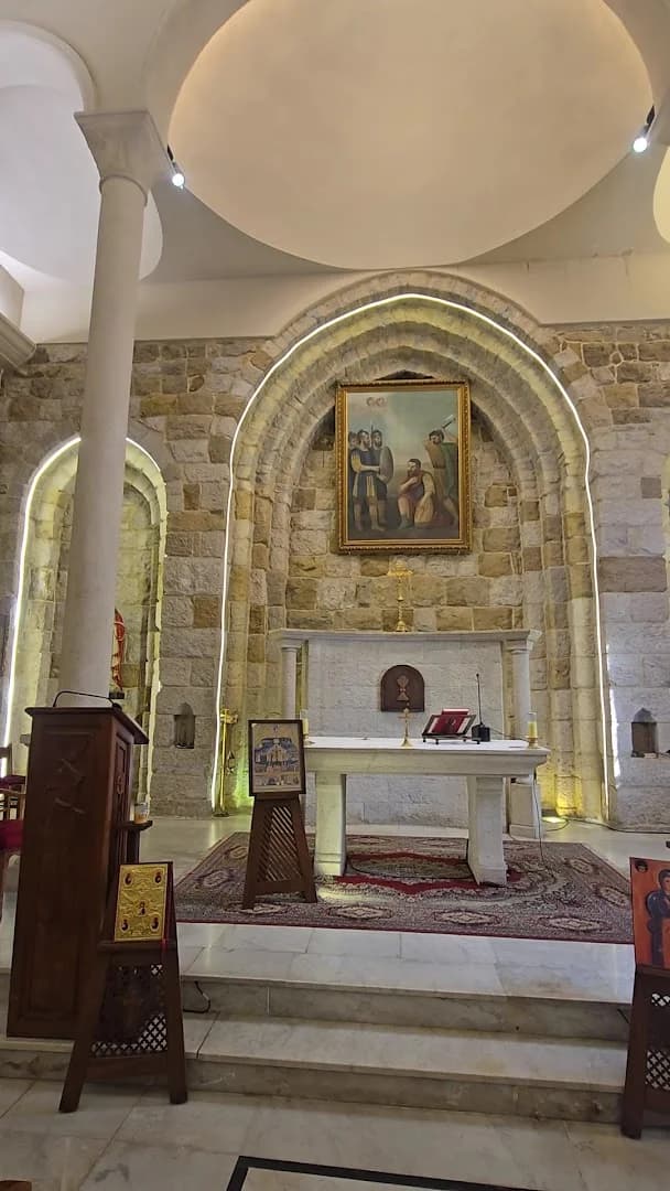 Interior view of Saint Challita Church (Faraya)