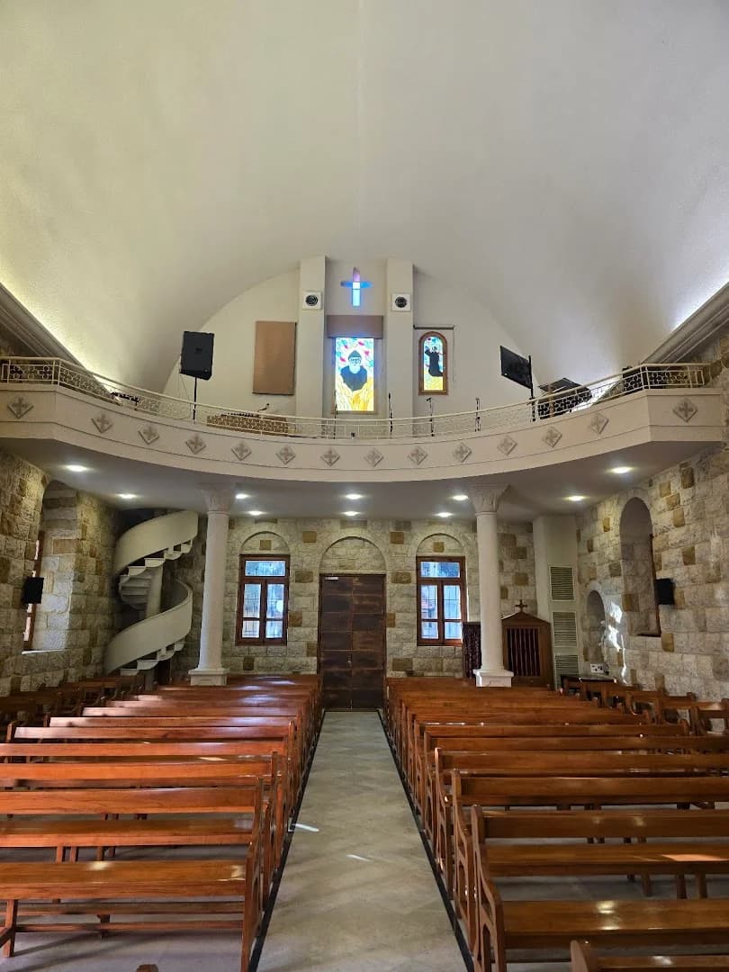 Interior view of Saint Challita Church (Faraya)