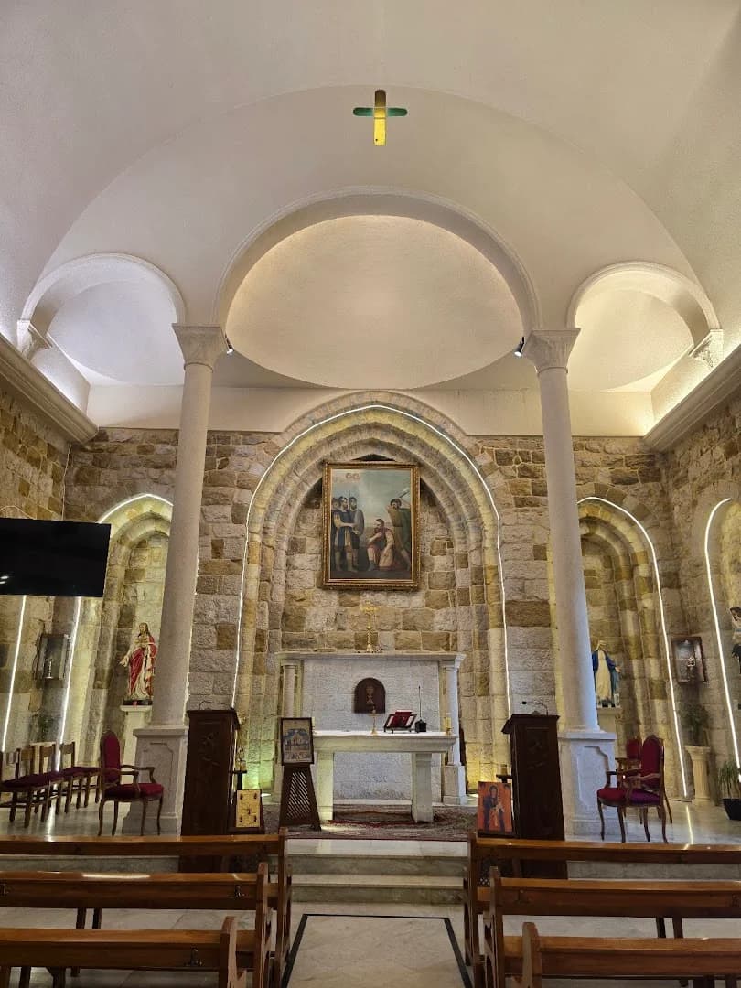 Interior view of Saint Challita Church (Faraya)