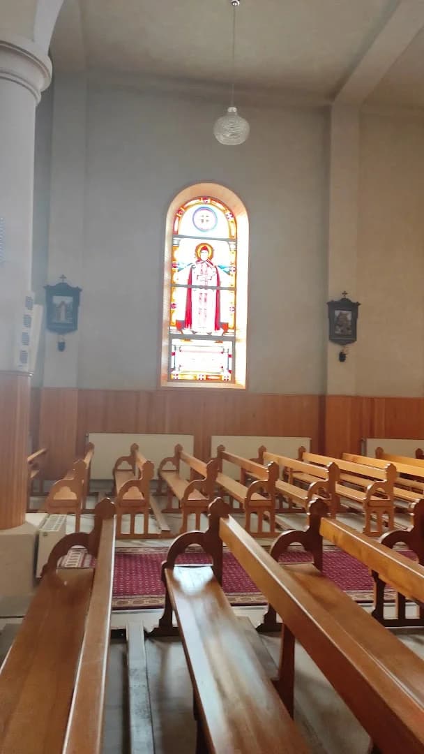 Interior view of Saint Saba Cathedral (Bsharri)