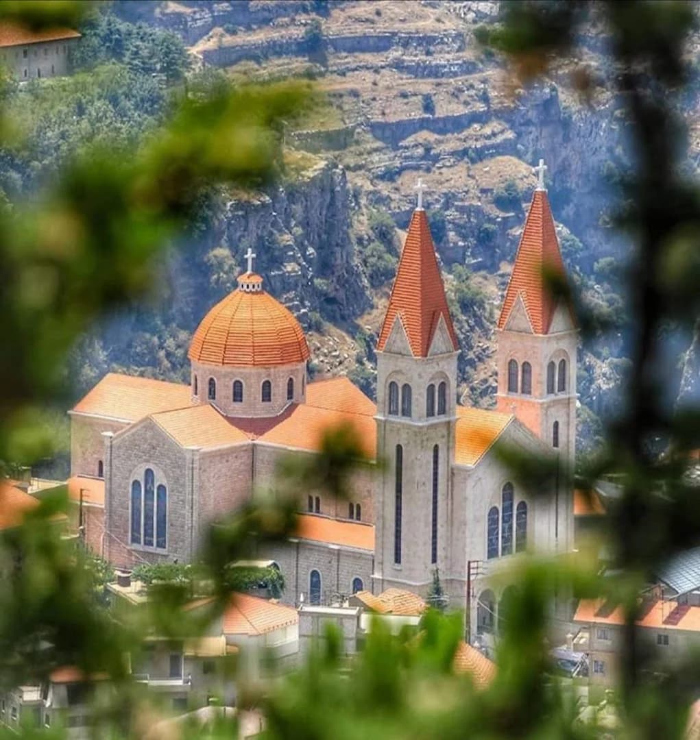 Exterior view of Saint Saba Cathedral (Bsharri)