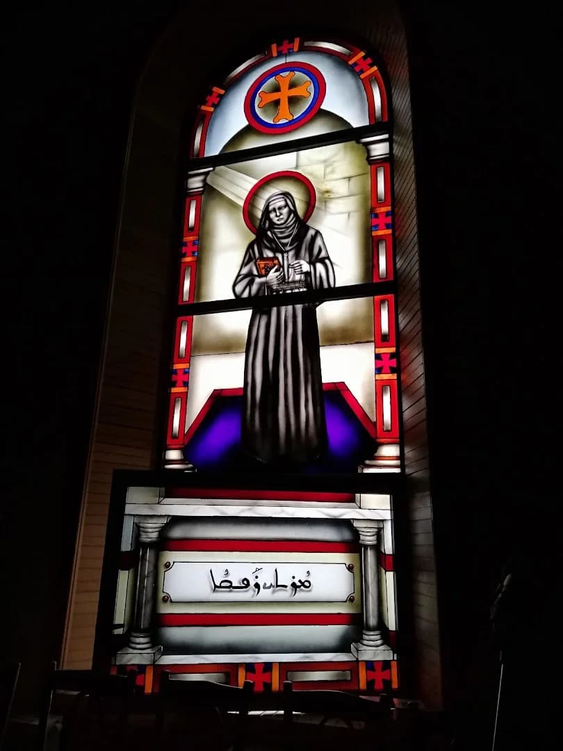 Interior view of Saint Saba Cathedral (Bsharri)