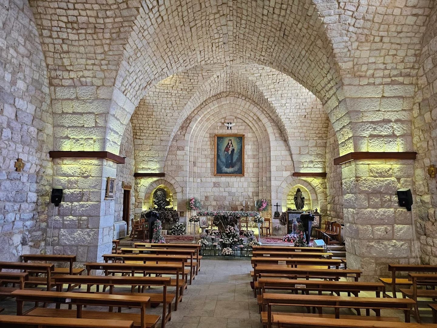 Interior view of Our Lady of The Tower Church
