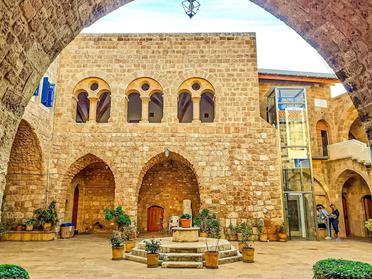 Exterior view of Monastery of Our Lady the Watchtower (Deir Saydet el Natour)