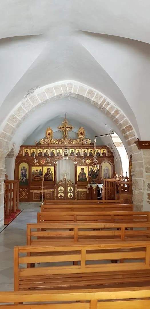 Interior view of Holy Dormition of the Theotokos Monastery