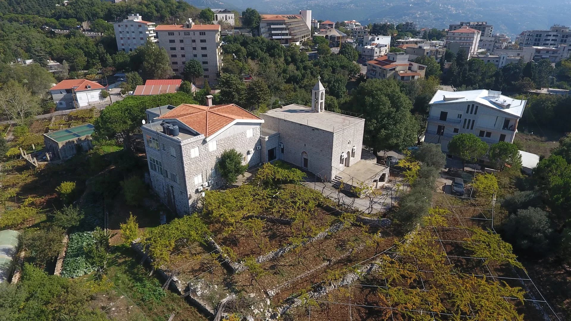 Aerial view of Convent Saint Chalita