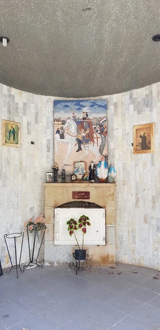 Interior view of Saint Chalita's Shrine