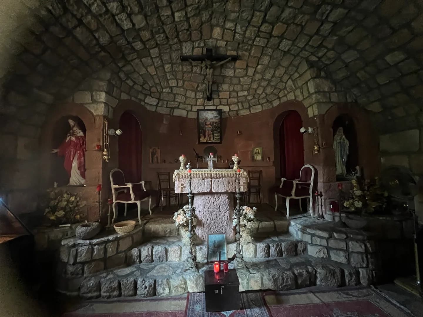 Interior view of Saint Challita Church (Qatlabah)
