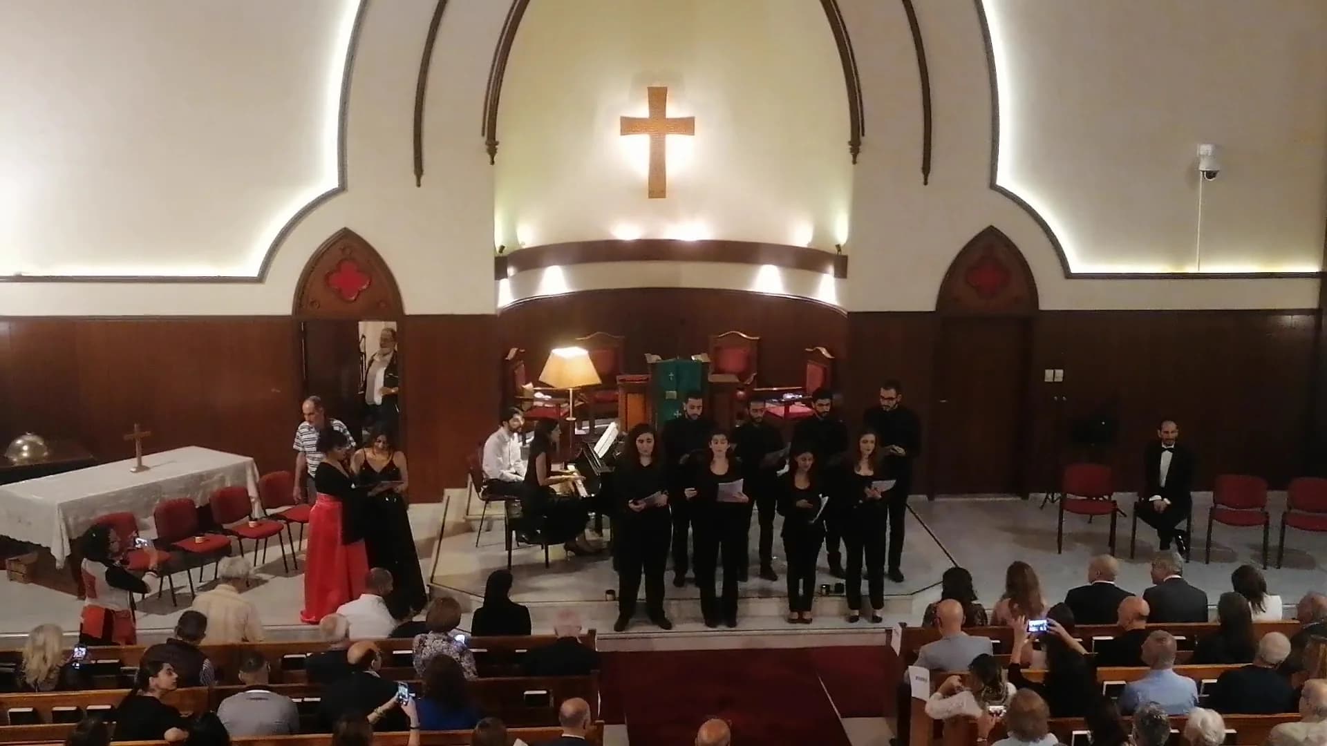 Interior view of National Evangelical Church (Beirut)