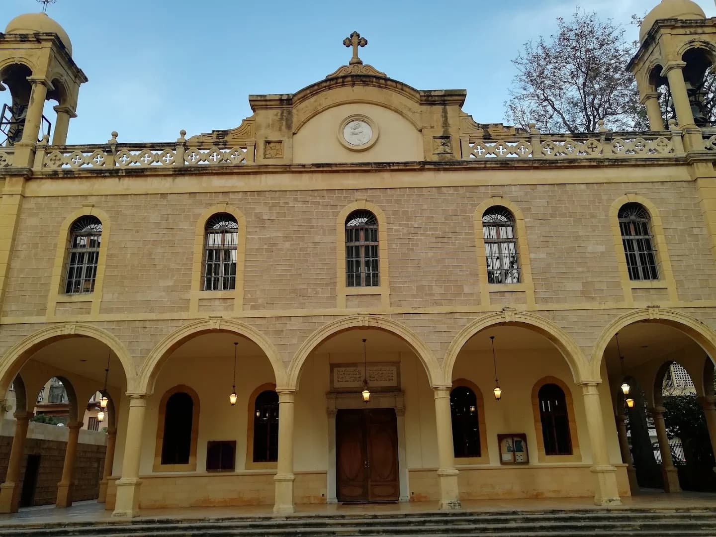 Facade view of Church of Our Lady of the Annunciation (Beirut)