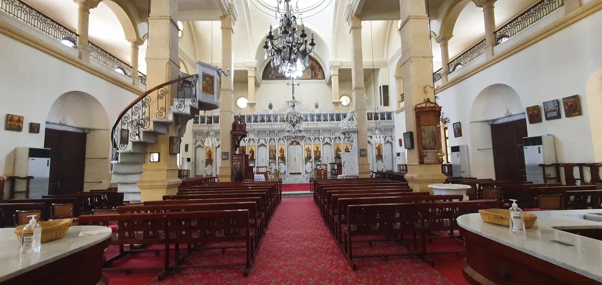 Interior view of Church of Our Lady of the Annunciation (Beirut)