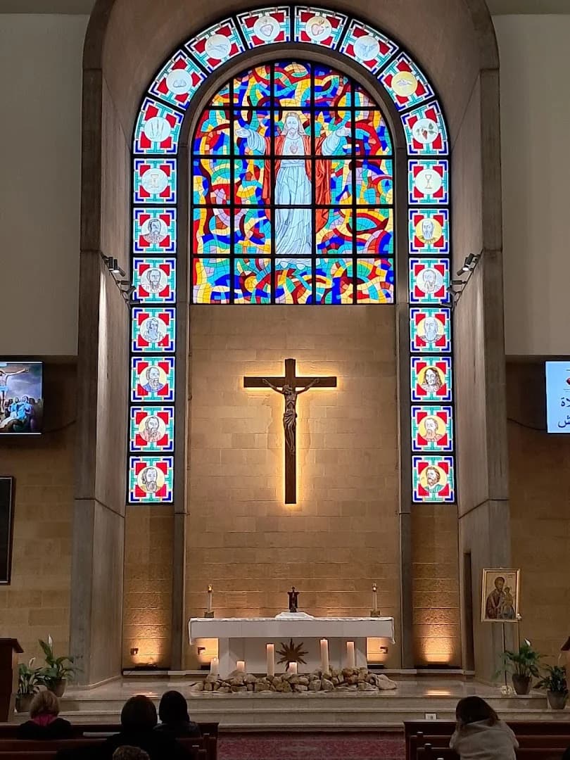 Interior view of Sacred Heart Church